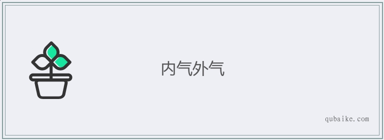 内气外气的意思是什么