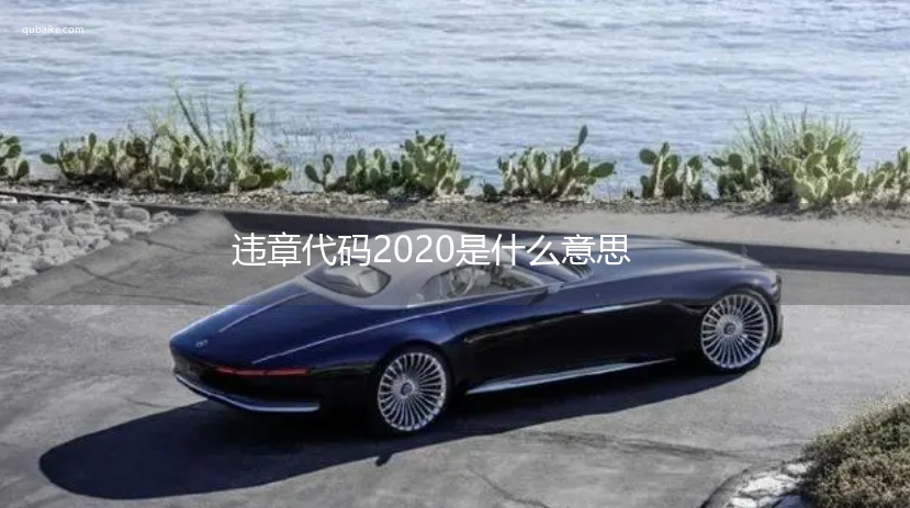 违章代码2020是什么意思