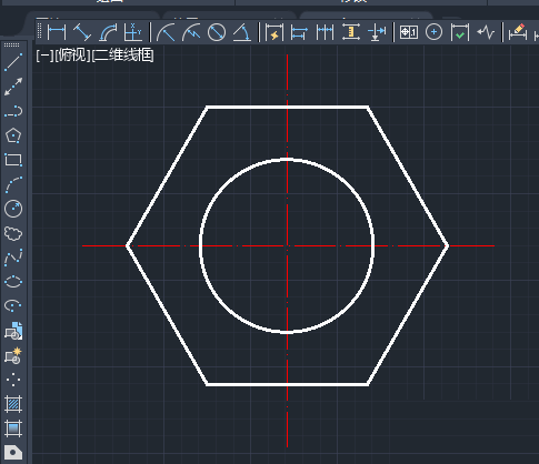 AutoCAD 2020怎么绘制螺母图形 绘制螺母图形的方法