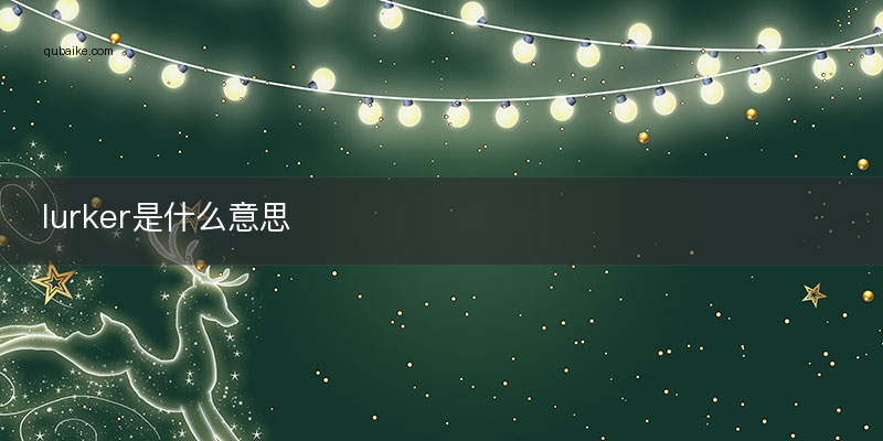 lurker是什么意思