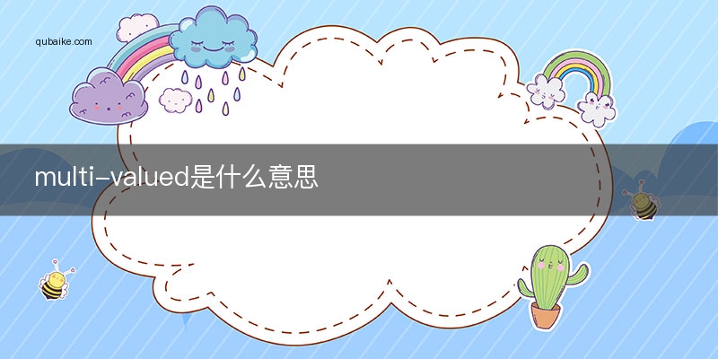 multi-valued是什么意思