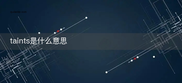 taints是什么意思