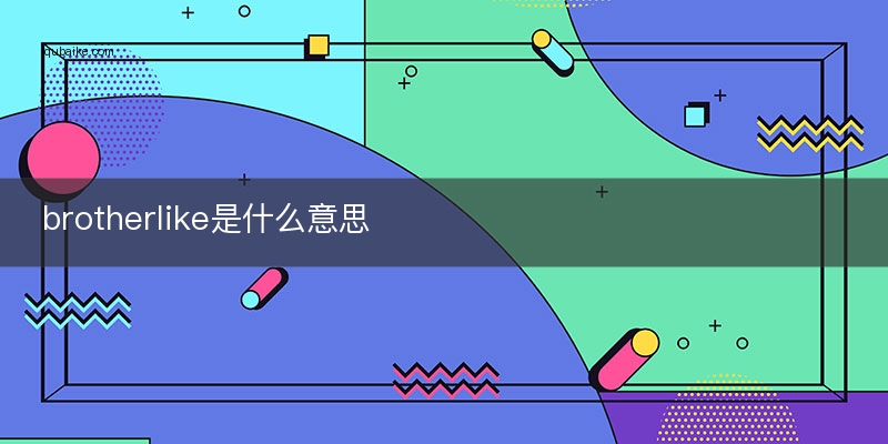 brotherlike是什么意思