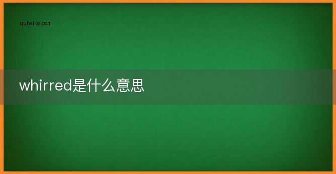 whirred是什么意思