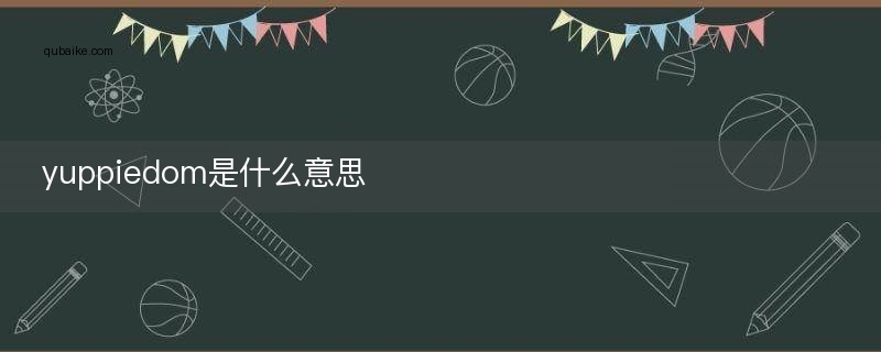 yuppiedom是什么意思