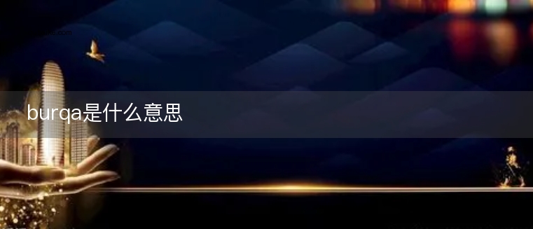 burqa是什么意思