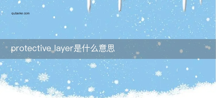 protective layer是什么意思