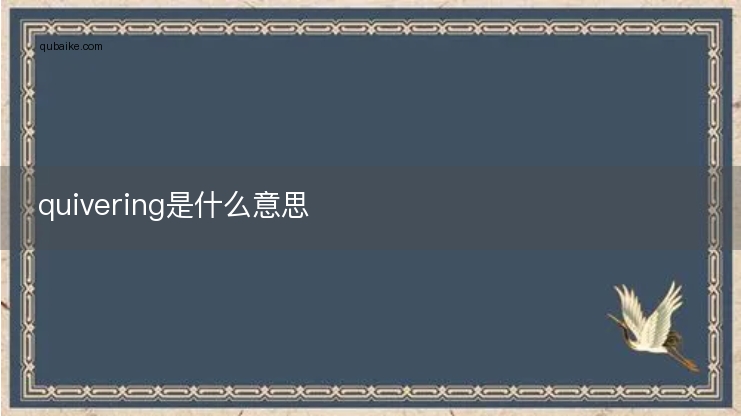 quivering是什么意思