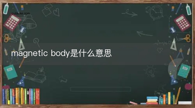 magnetic body是什么意思