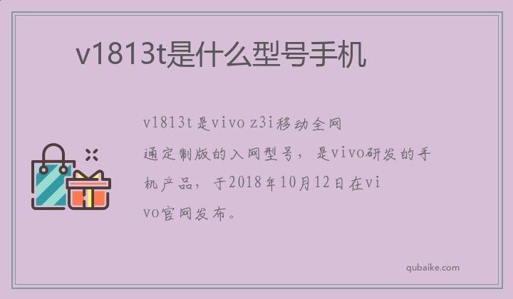 v1813t是什么型号手机