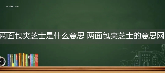 两面包夹芝士是什么意思 两面包夹芝士的意思网络流行语