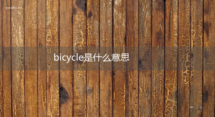 bicycle是什么意思