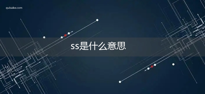 ss是什么意思