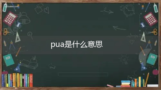 pua是什么意思