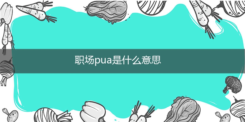 职场pua是什么意思