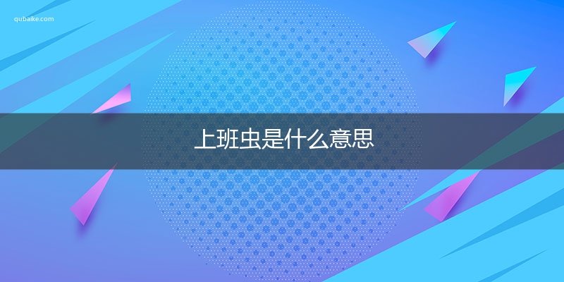 上班虫是什么意思