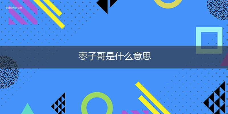 枣子哥是什么意思