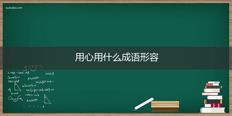 用心用什么成语形容