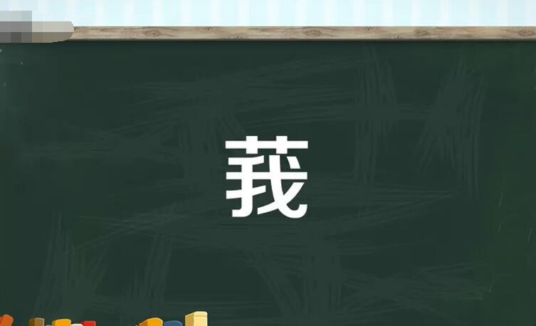 草字头加我是什么字 （介绍）