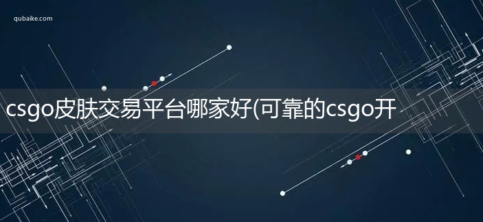 csgo皮肤交易平台哪家好(可靠的csgo开箱网站推荐)