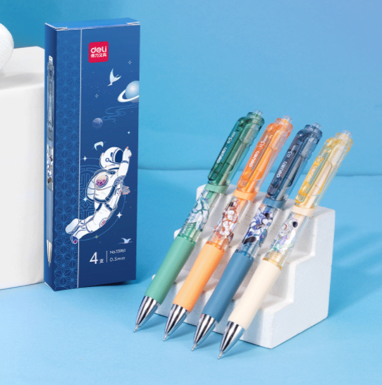 京东得力超级品牌日开启 中国航天联名款速干中性笔4支仅需4.95元